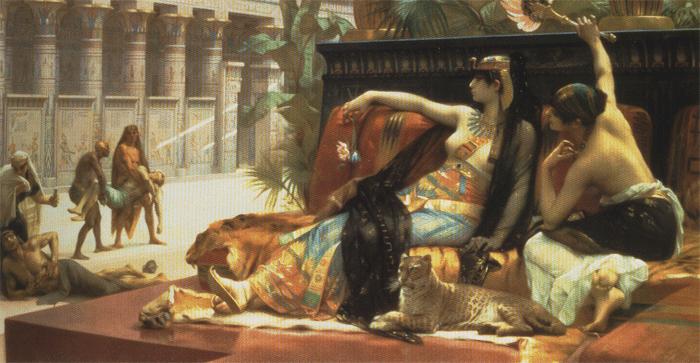 Alexandre Cabanel Cleopatra Testing Poison on Those Condemned to Die. Sweden oil painting art
